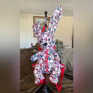 NWT LeSportsac Luna Bunny Backpack Playful Bunnies Red #4073 - E782 VERY RARE
